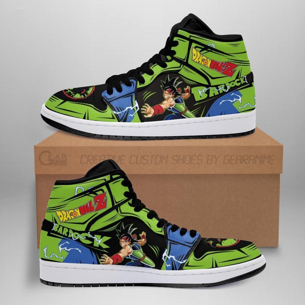 Bardock Dragon Ball Z Anime Sneakers Fan Gift MN04 Jordan Sneaker