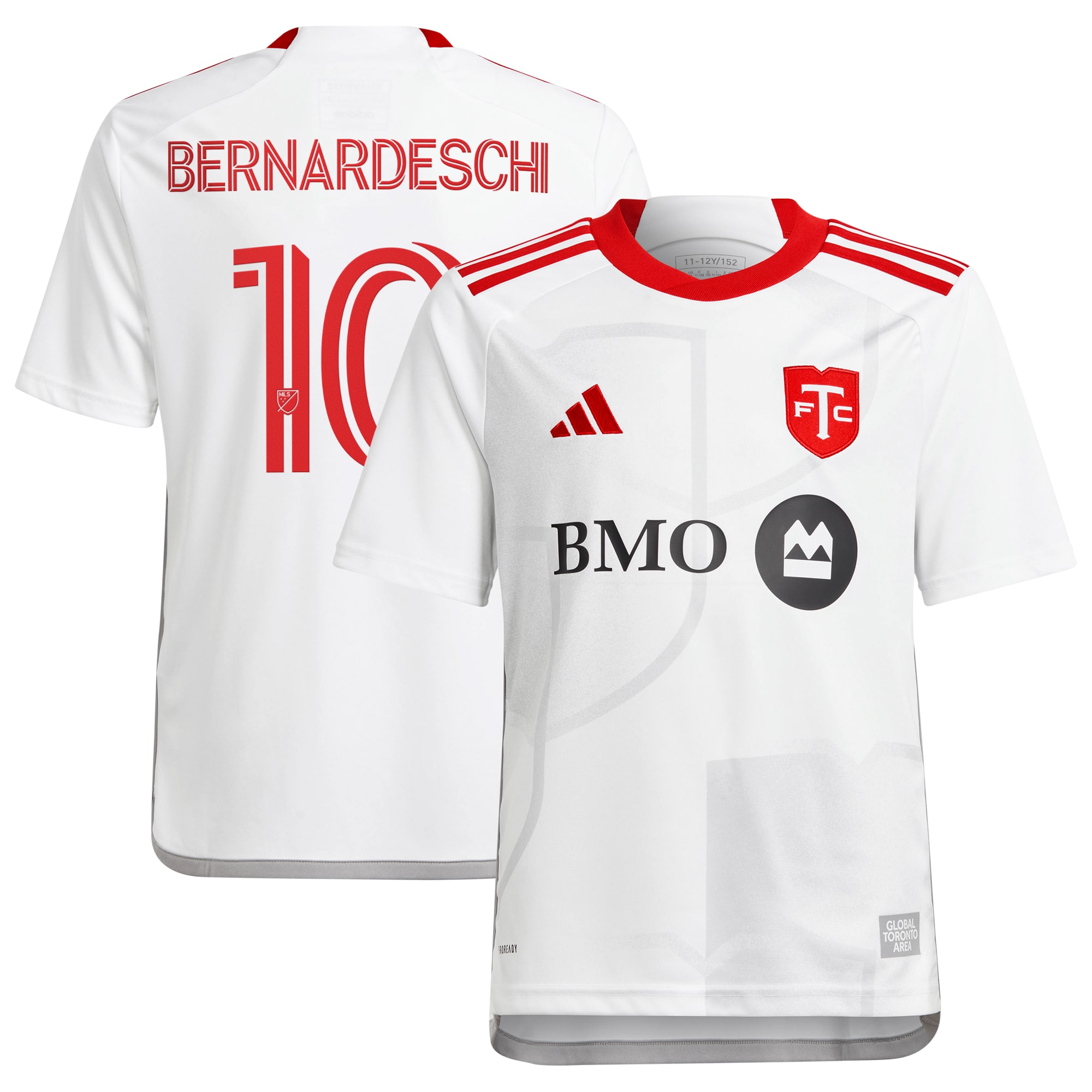 Federico Bernardeschi Toronto FC Youth 2024 GTA Kit Replica Player Jersey  White