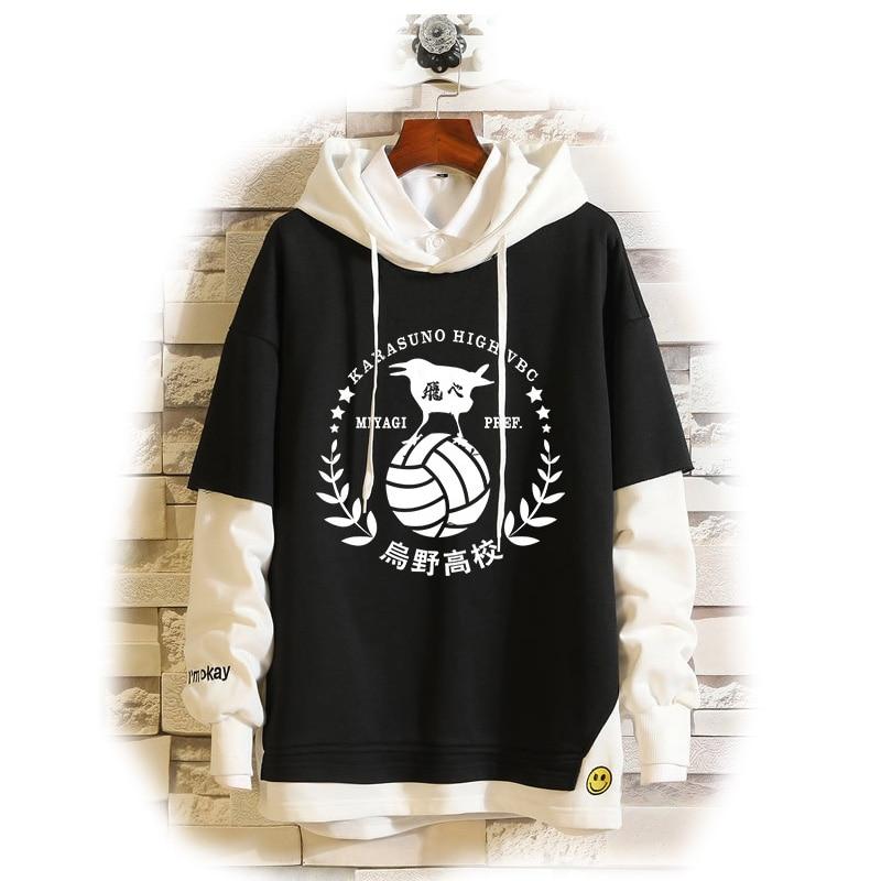 Haikyuu Cosplay Hoodies Karasuno Volleyball Club Costume Sweatshirt Adult Unisex Hooded Sweater Spring And Autumn