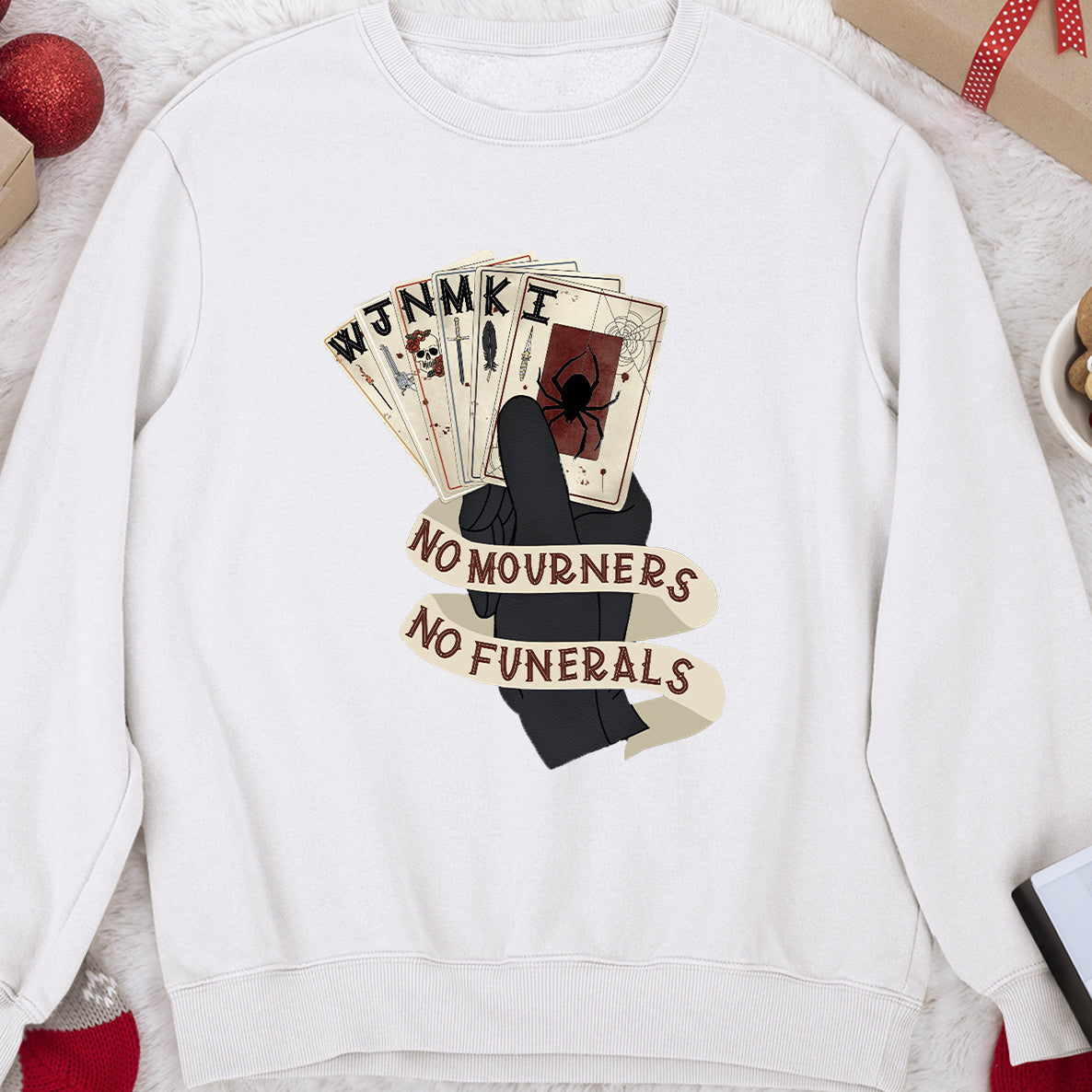Dngfashion ‘S Six Of Crows Shirt No Mourners No Funerals 326 – Standard Crew Neck Sweatshirt