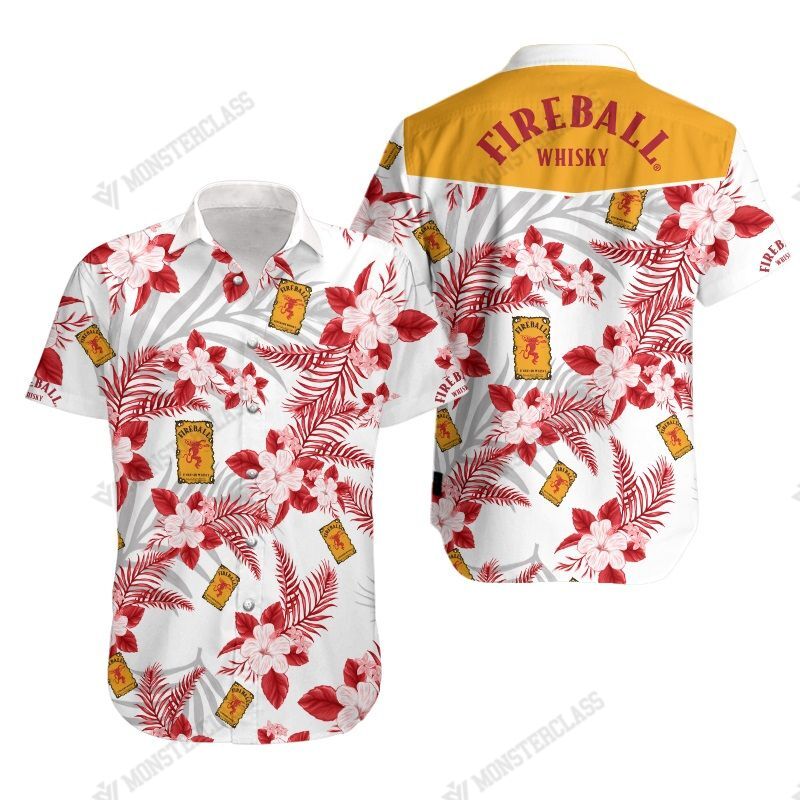 Fireball Whisky Hot Sale Hawaii Shirt Ha52361