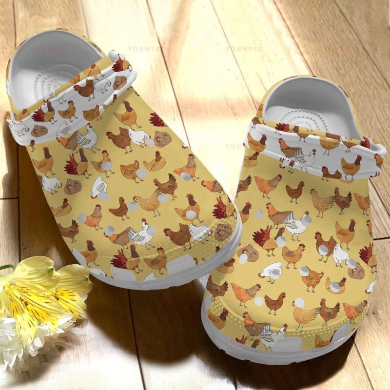 Colors Little Chickens Gift For Lover Rubber clog Shoes Comfy Footwear