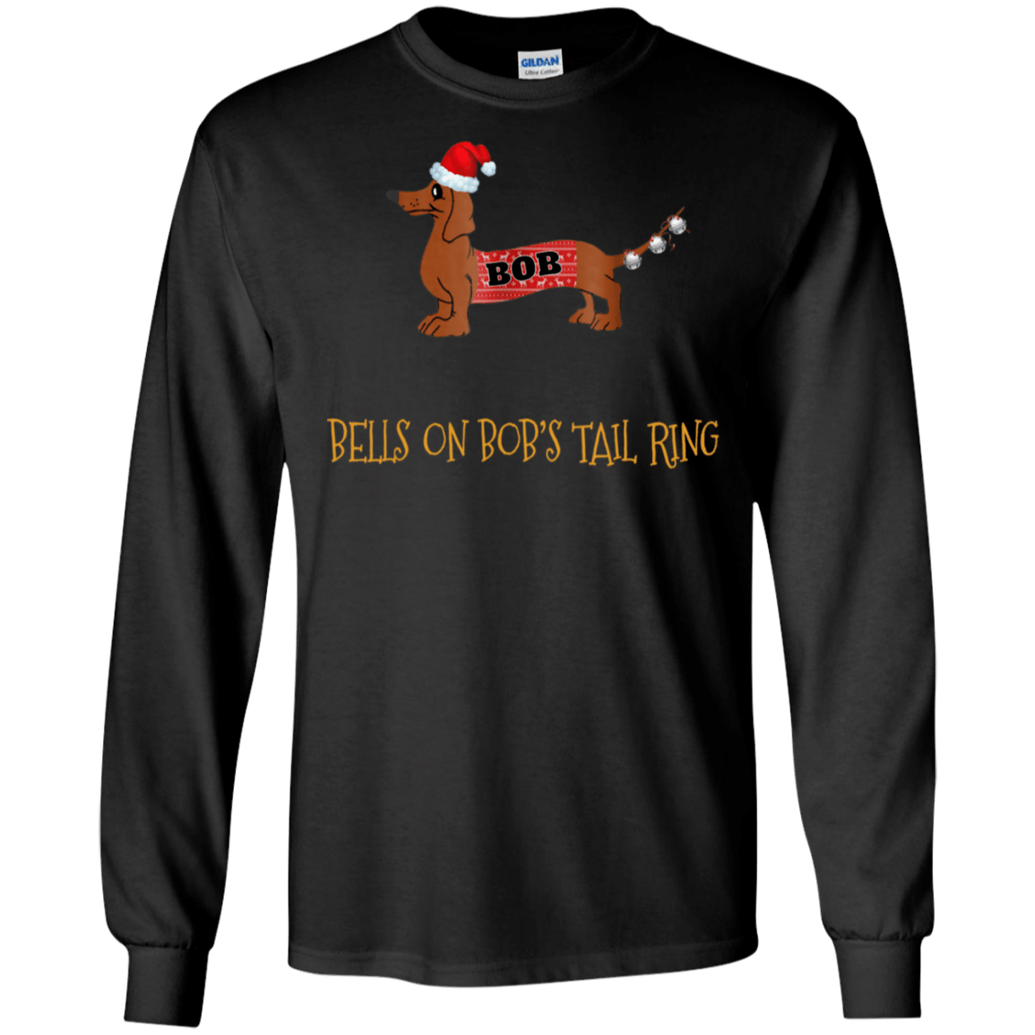 Check Out This Awesome Bells On Bob’S Tail Sarcastic Christmas Pun Shirt Ultra Cotton Shirt