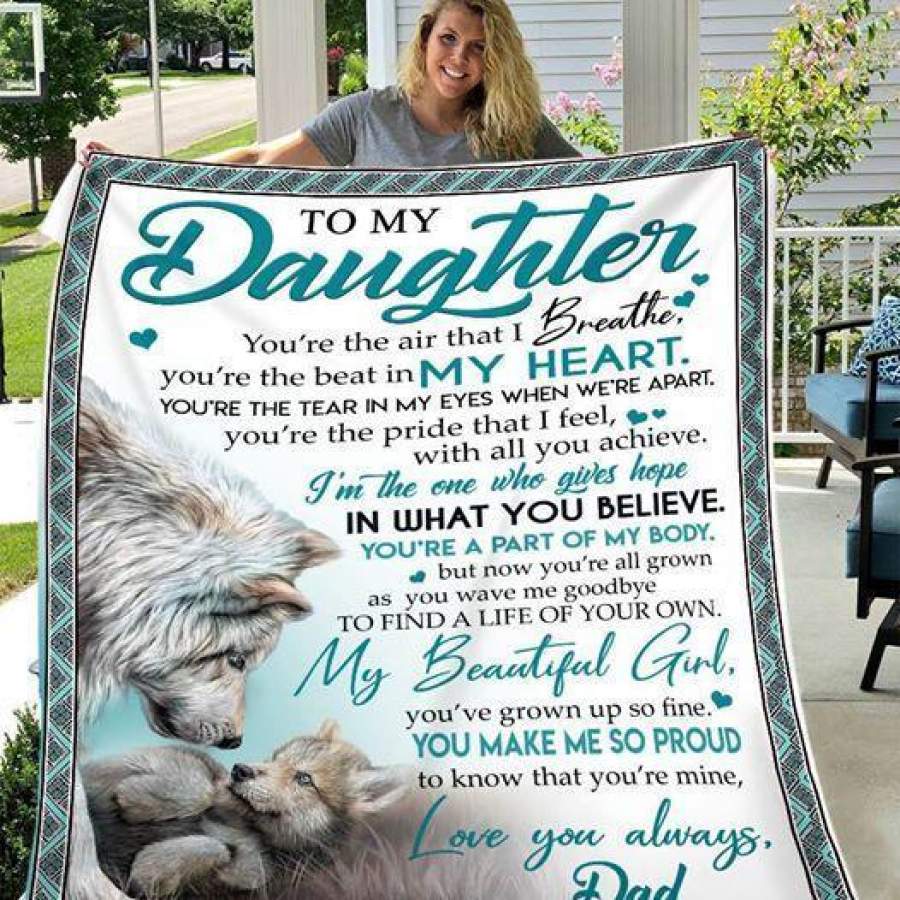 You Are A Part Of Mine Body Giving Daughter Blanket