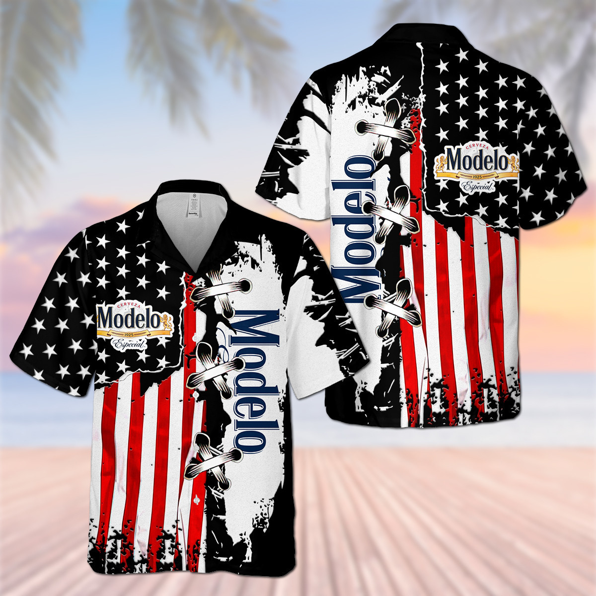 Md Us Flag Hawaii Shirt Ha26477