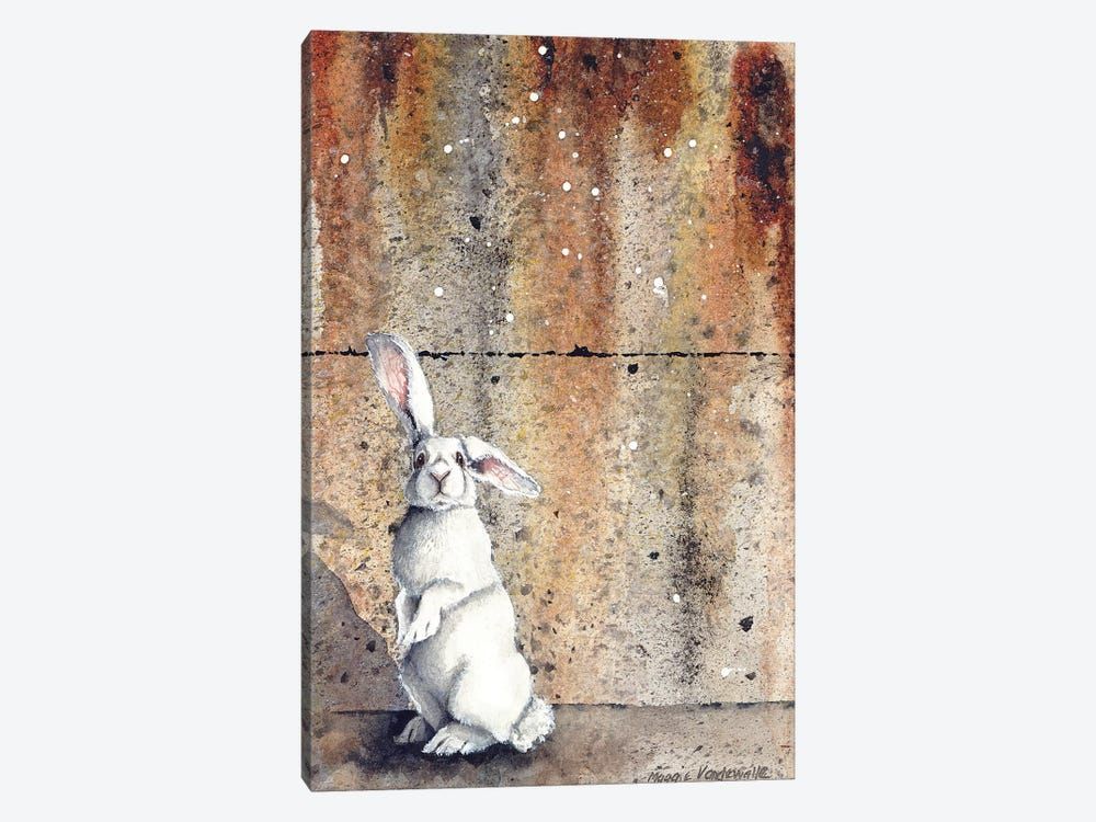 Concrete Bunny Canvas Poster 8″x12″ 12×18″ 18″x26″ 24″x36″ 30″x45″