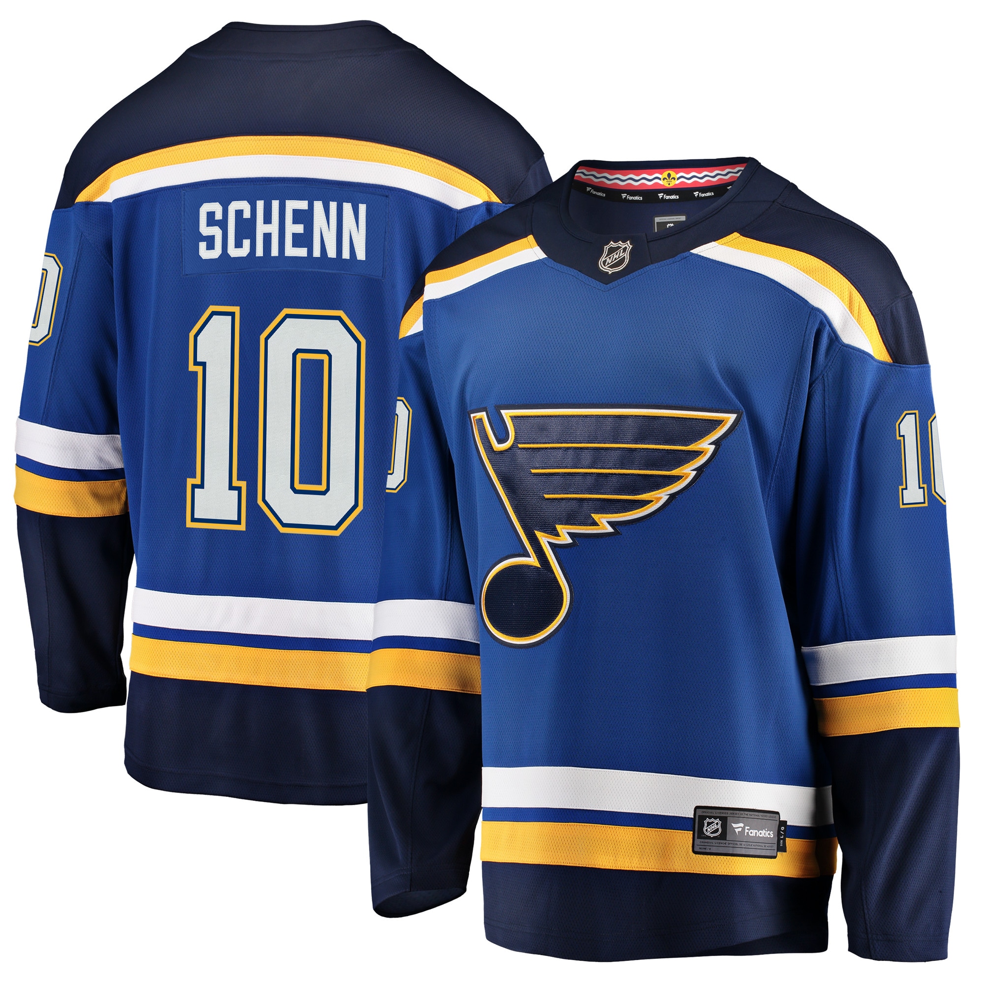 Men's St. Louis Blues Brayden Schenn Blue Breakaway Player Jersey