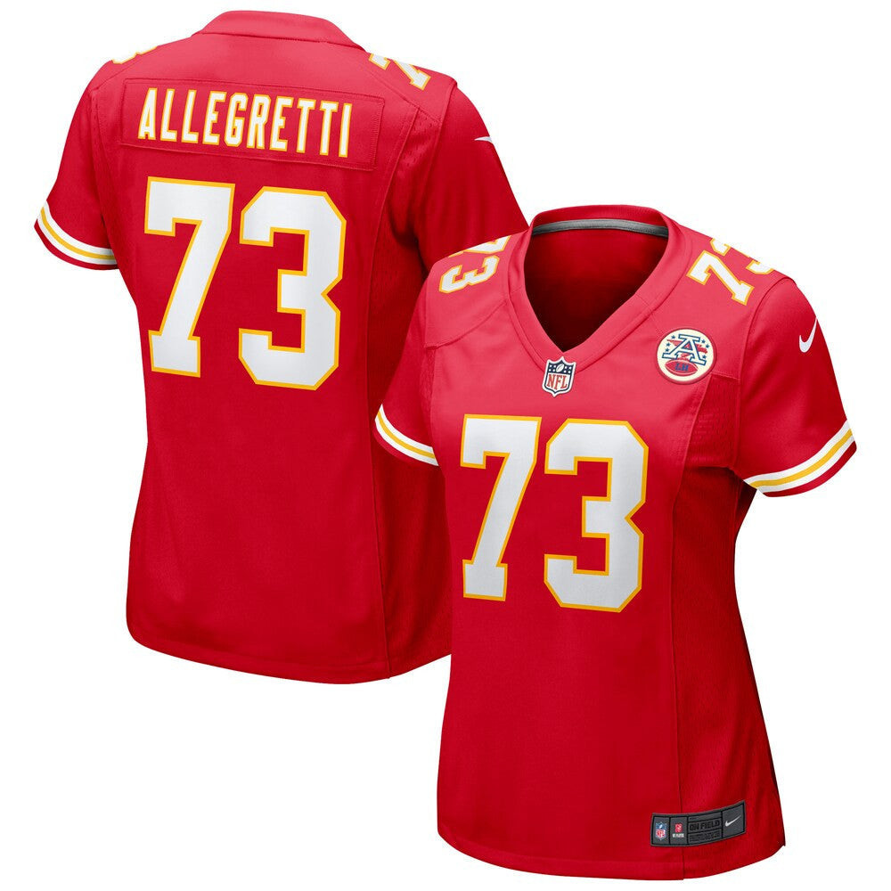 Women’S Kansas City Chiefs Nick Allegretti Nike Red Game Jersey