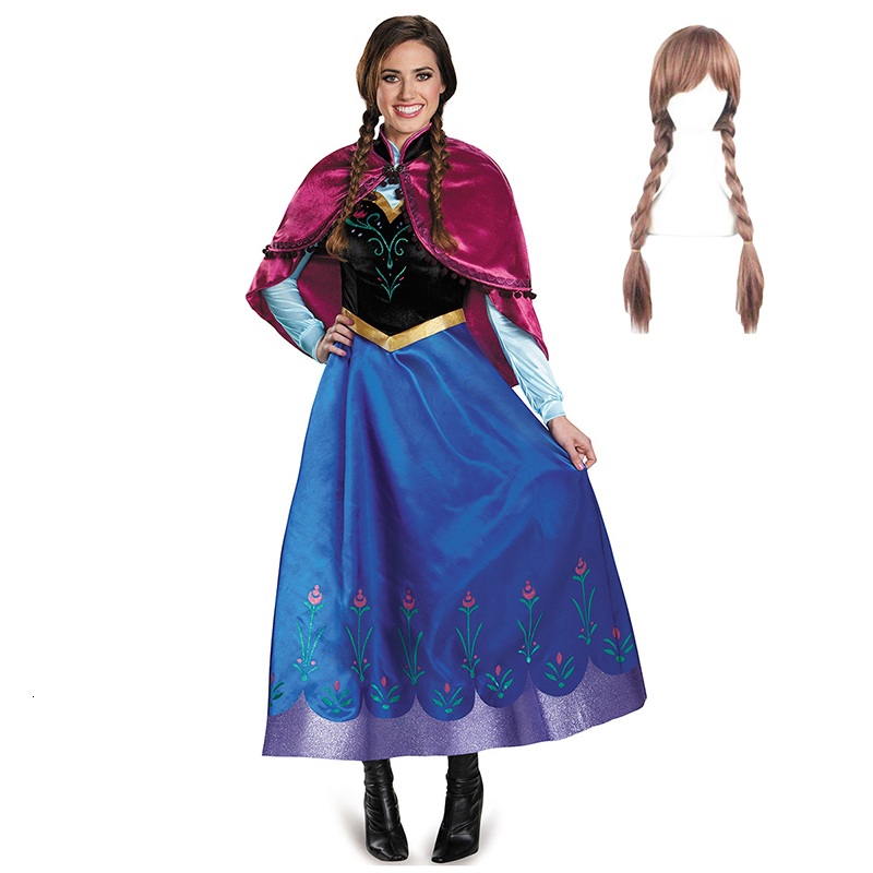 Anna Dress Aladdin’s Goddess Jasmine Cosplay Costume Kids Adult Dresses For Girls Party Princess Dress For Toddler Girls alx