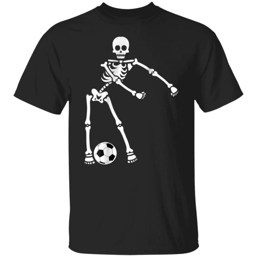 Skeleton Soccer Halloween Tshirt Flossing Dance Costume Kids T-Shirt