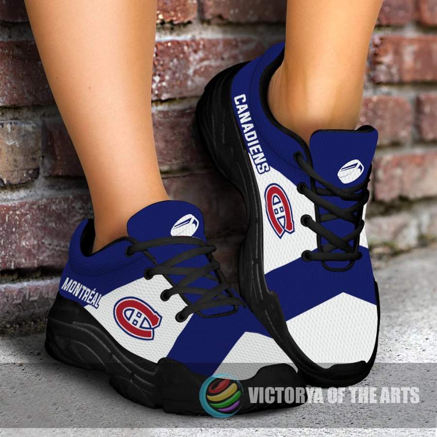 Colorful Logo Montreal Canadiens Chunky Sneakers