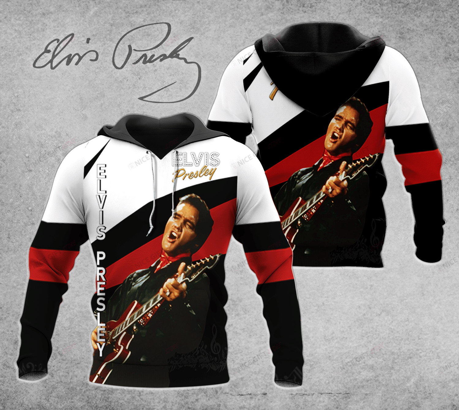 Elvis Presley Hoodie 3D 3Ho-Q5Y9