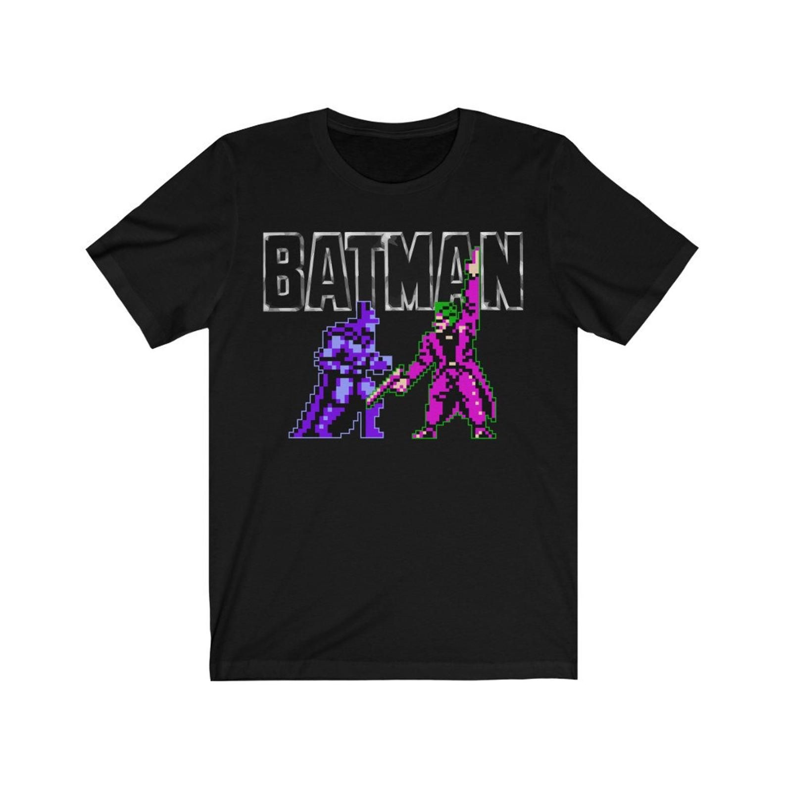 Batman 2 Retro Nintendo Videogame Tshirt Tee Shirt — Available In Many Colours