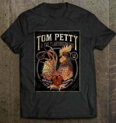 Vintage Tom Petty The Heartbreakers Tour Concert Black T-shirt A7296 4272