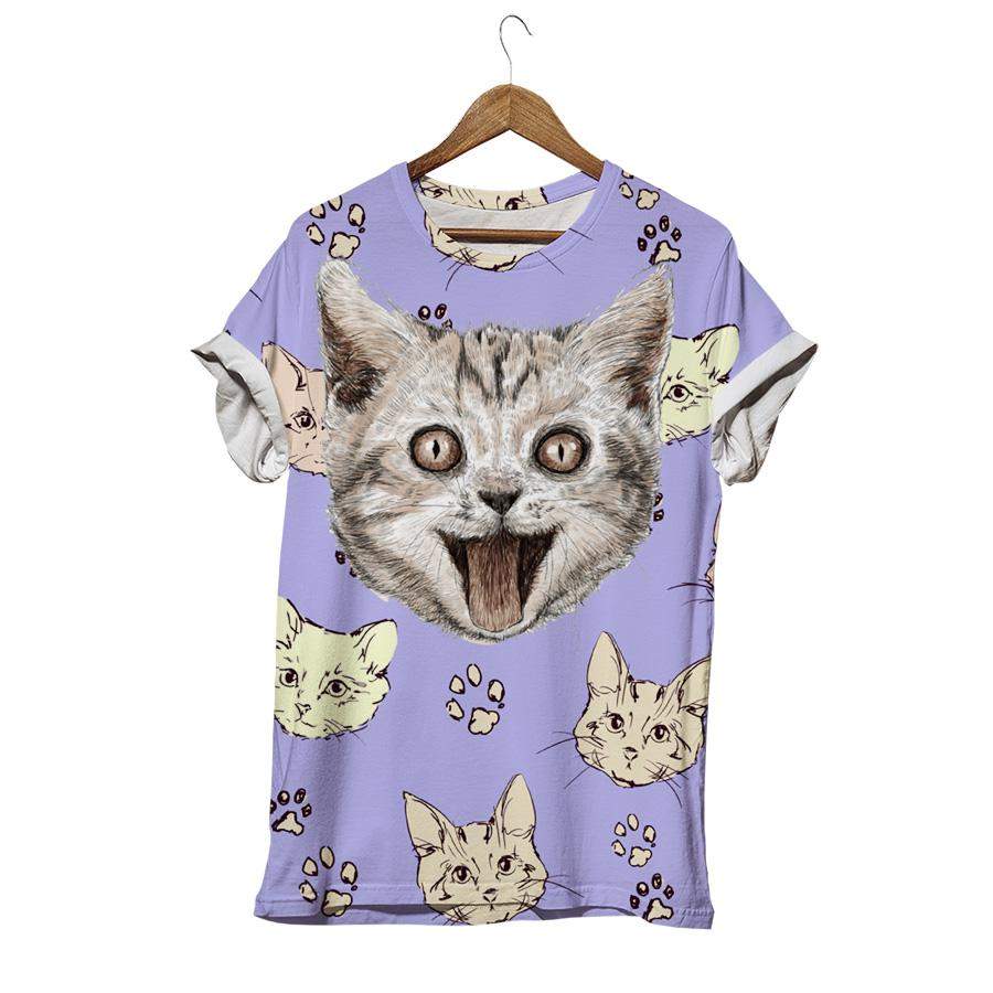 Scary Kitten Faces T-shirt