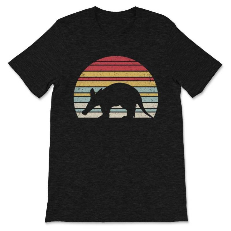 Aardvark graphic. Retro Style Zoo Animal design Premium Unisex T-Shirt