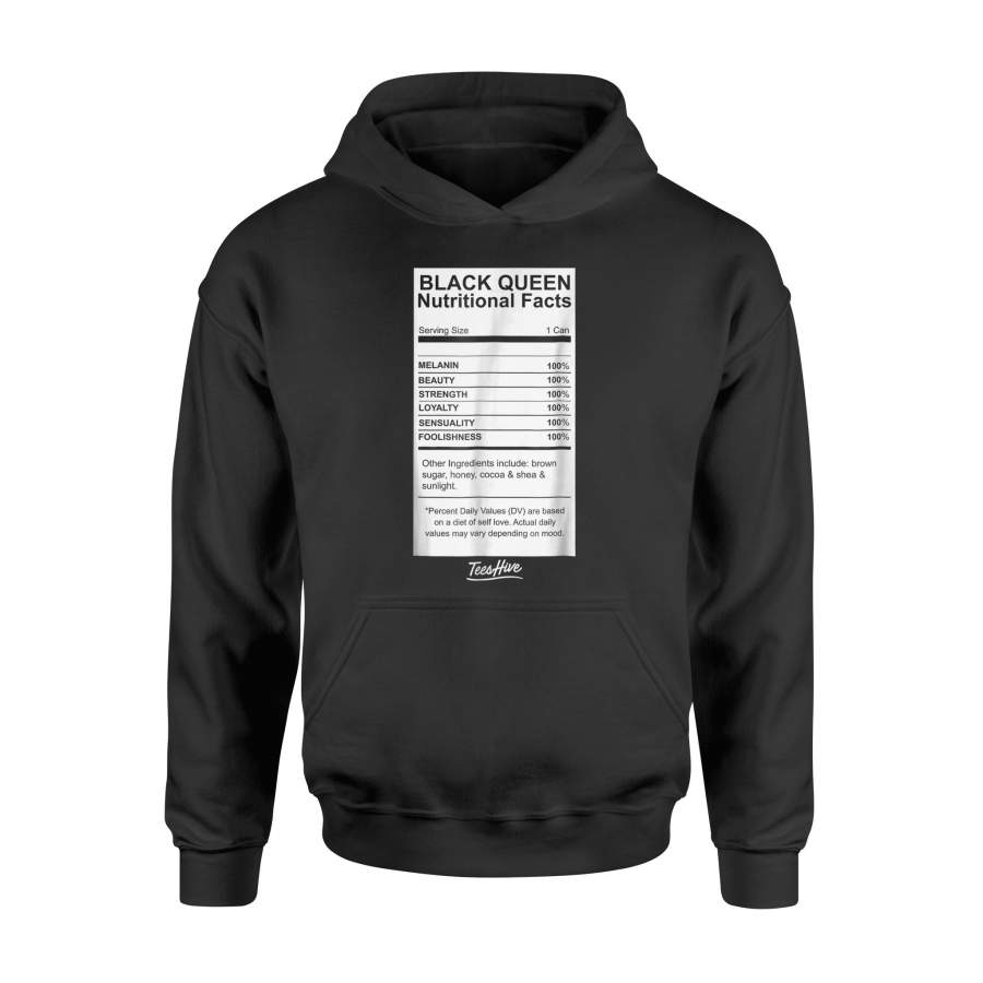 Black Queen Nutritional Facts African American Pride Hoodie