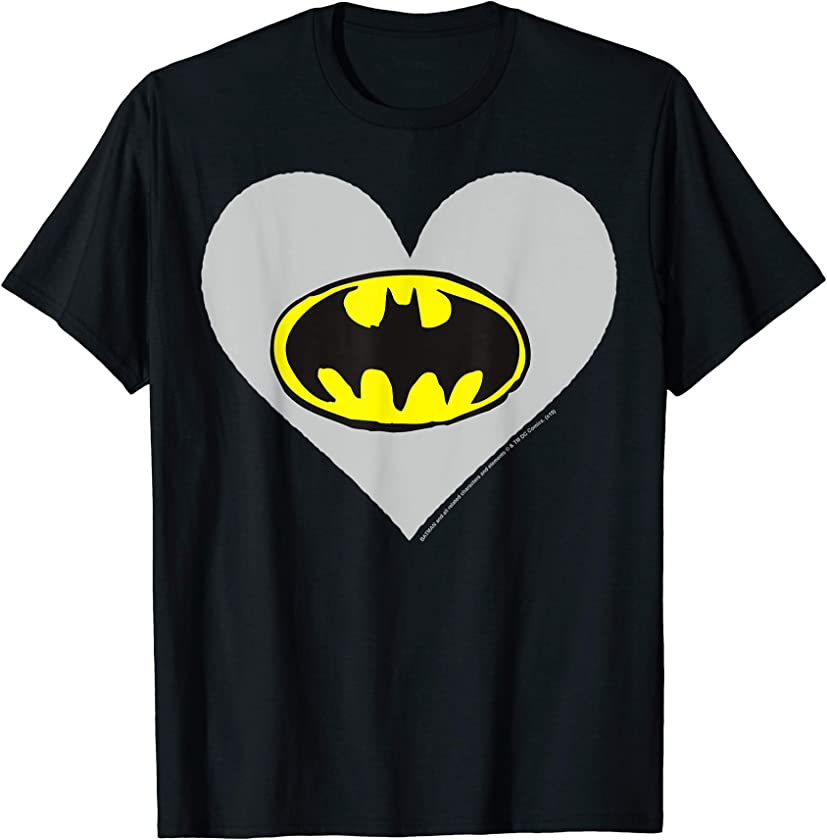 Valentine’s Day Batman Heart Logo T-Shirt