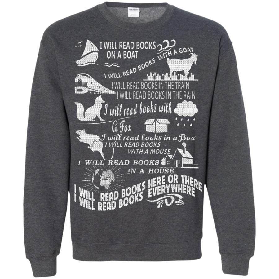 AGR I Will Read Books On A Boat Sweatshirt