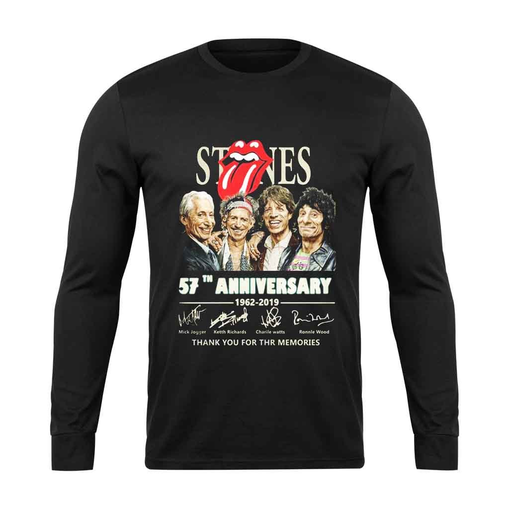 The Rolling Stones No Filter Tour Dates 2019 Autograph Long Sleeve T-Shirt