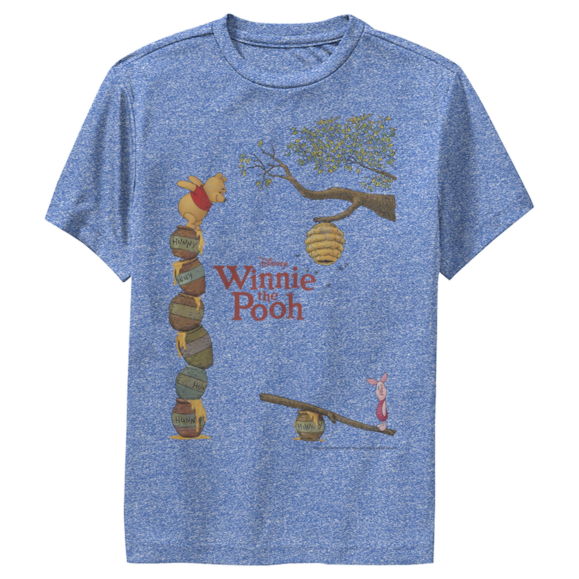 Boy’S Winnie The Pooh Piglet Tower Of Honey Jars Performance Tee