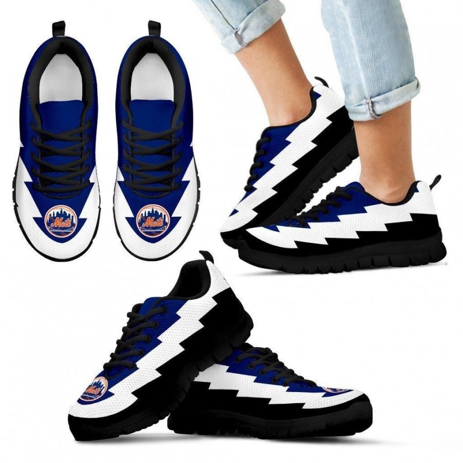 Best Incredible New York Mets Sneakers Jagged Saws Creative Draw #175