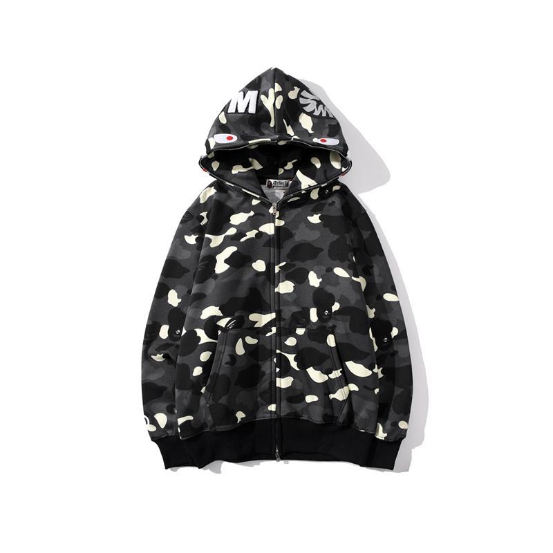 Bape City Camo Shark Full Zip Hoodie