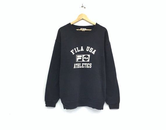 Fila Crewneck Shirt Big Spell Out Logo Biela Italia Fashion Style Over Streetwear Hip Hop Style Shirt