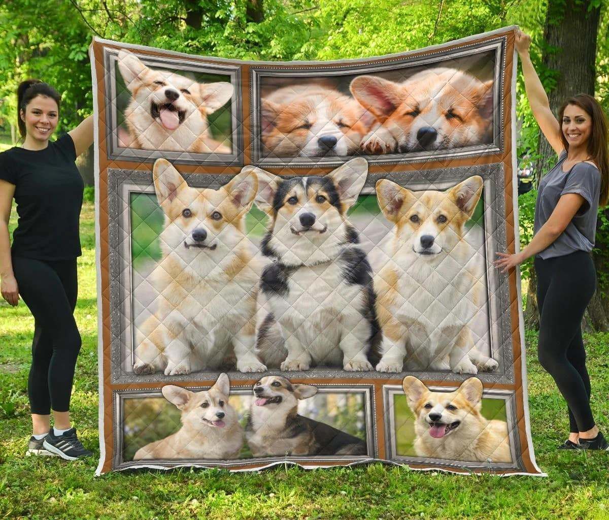 Corgi La Na La Awesome MYT173 3D Customized Quilt