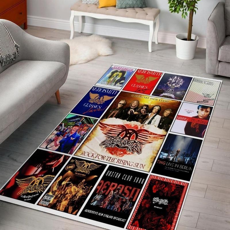 Aerosmith Ver 5 Area Rug Living Room Rug Home Decor Floor Decor N98