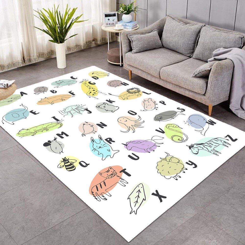 Alphabet Animal CLP0711004M Rug