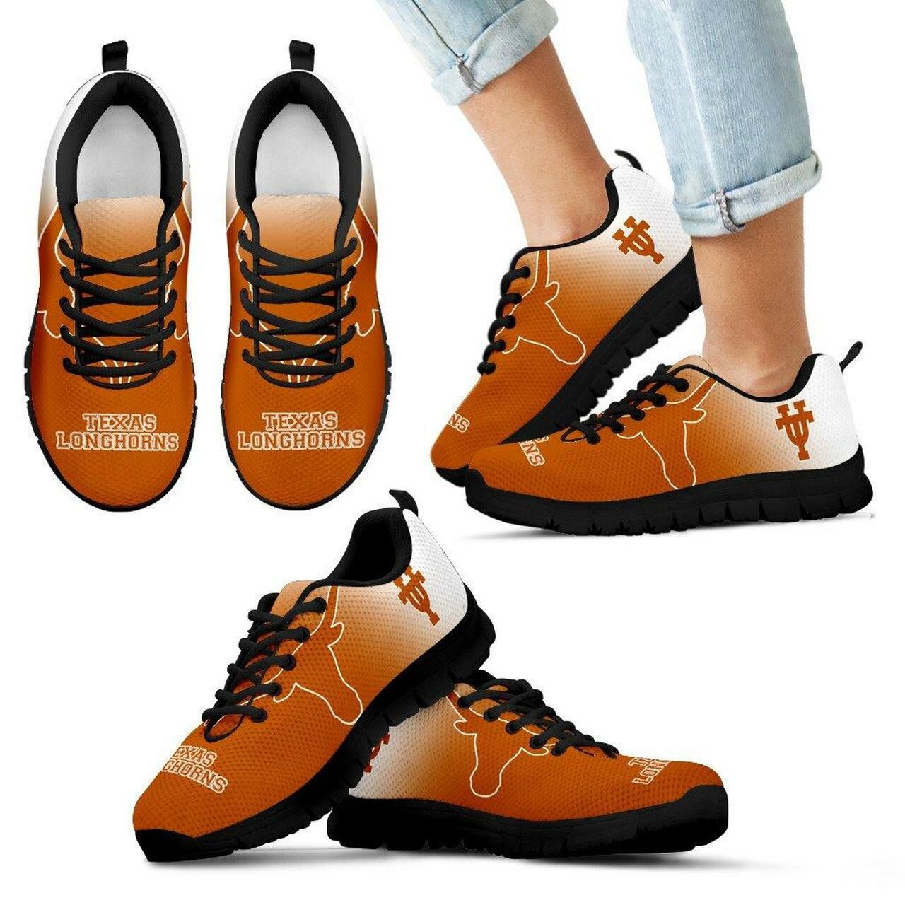 Texas Longhorns Sneakers Special Unofficial Running Shoes For Men, Women Shoes14285