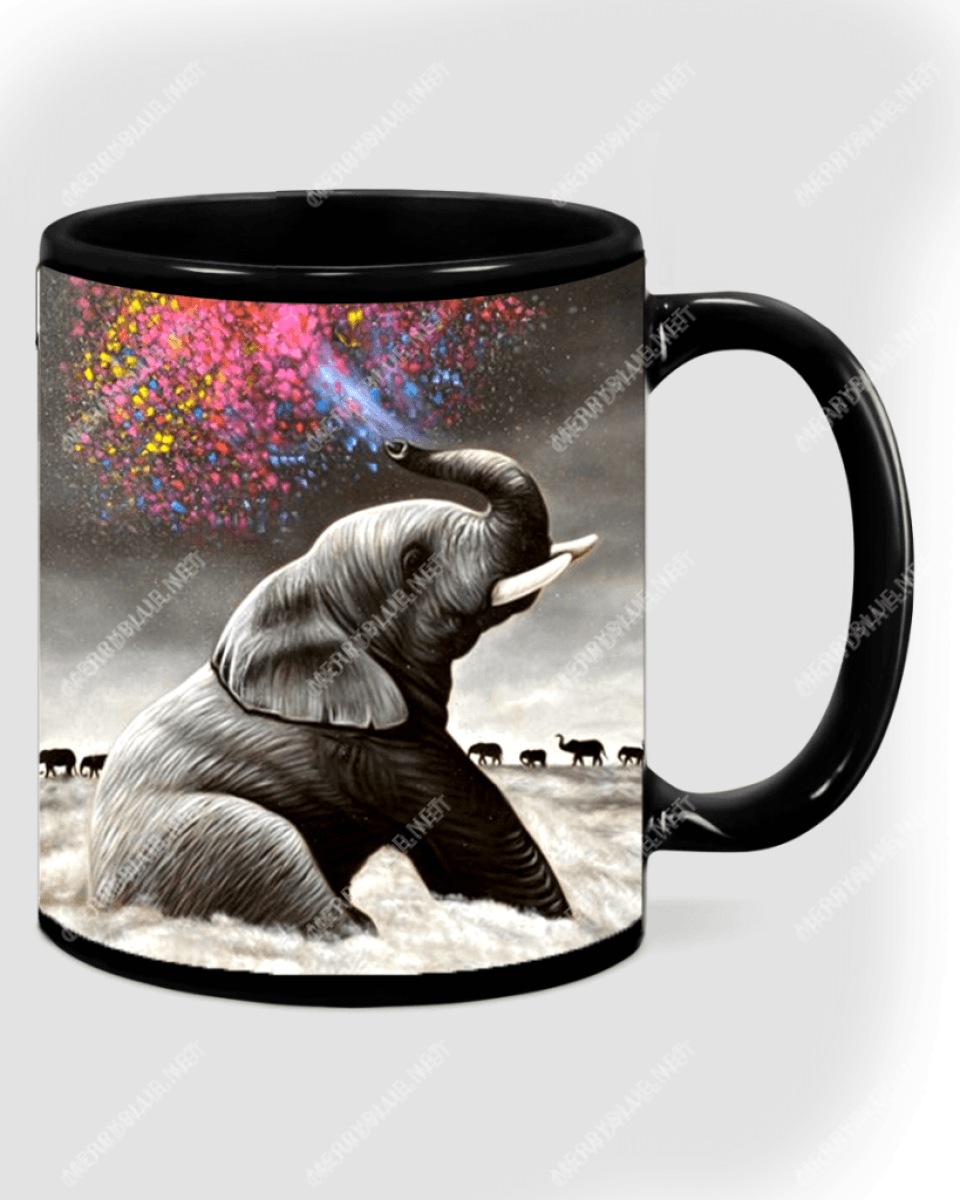 The Elephant Spray Stars Into The Sky Mugs