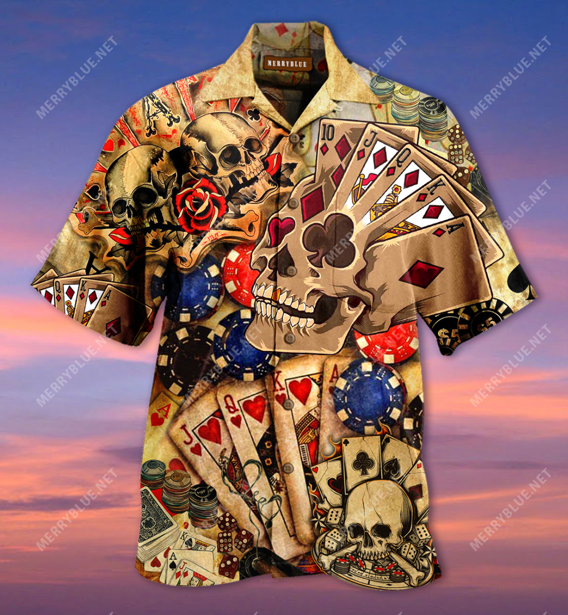 Life Is Like A Poker Game Unisex Hawaii Shirt Ha64183