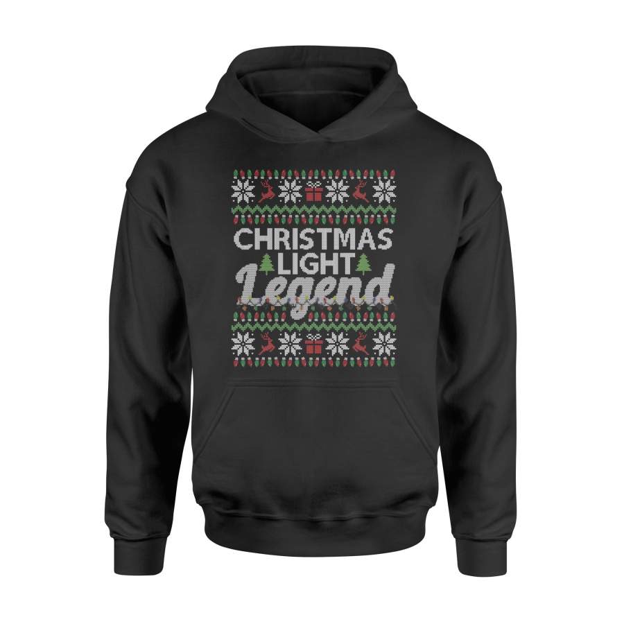 Christmas Jumper Light Legend Ugly Shirt – Standard Hoodie