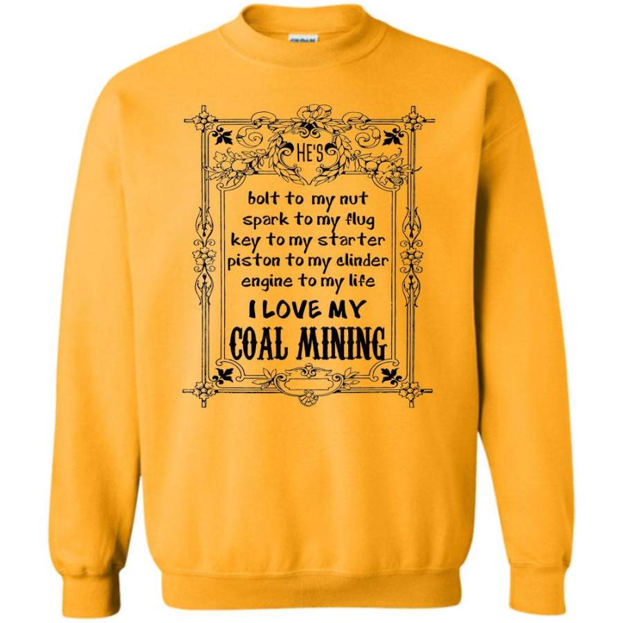 Gift For Wife T Shirt, He’s Bolt To My Nut Spark To My Flug Sweatshirt