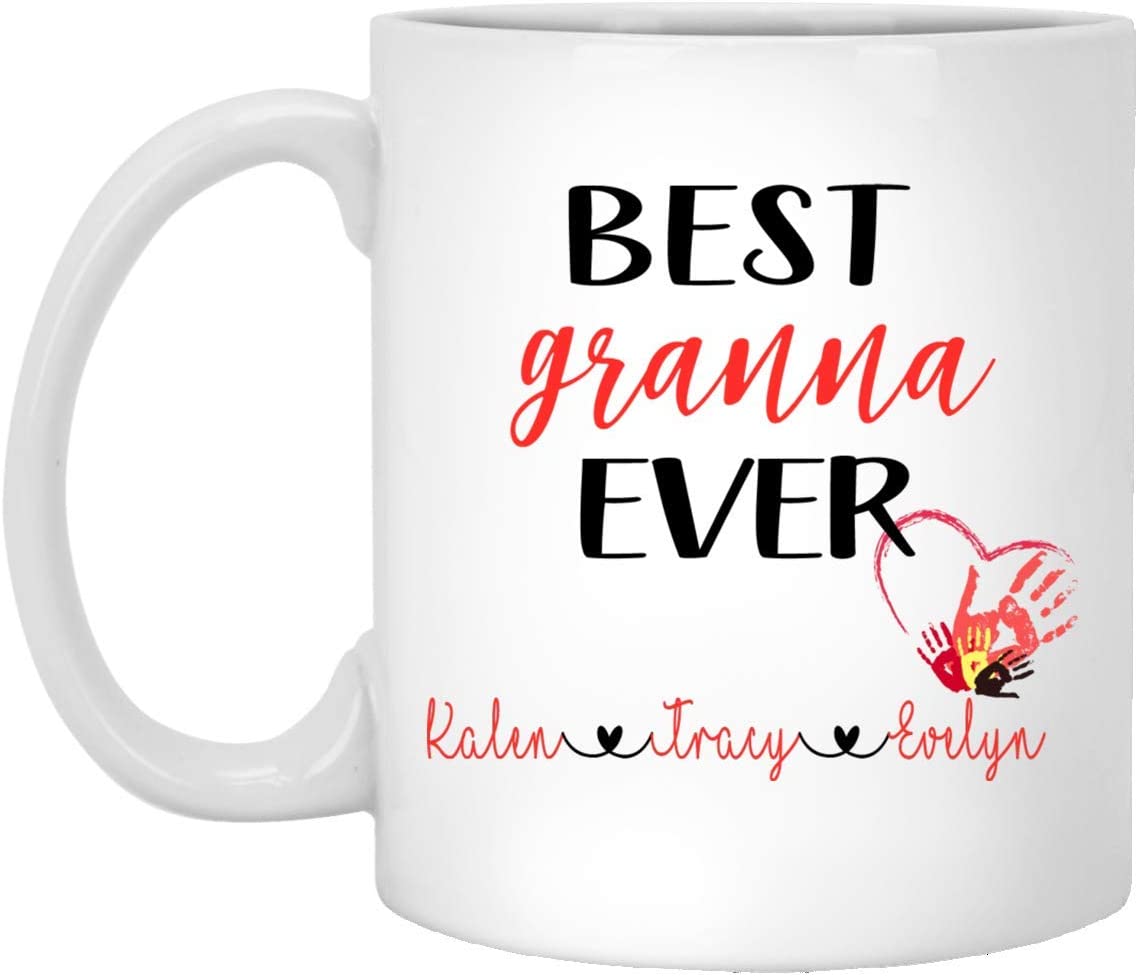 Best Granna Ever Coffee Mug – Personalized Mug – Father’S Day Gift – Gift For Granna – Fathers Day Mug – Granna Coffee Cup – Granna Coffee Mug 15Oz