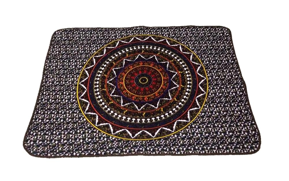 Magical Kerala Elephant Lightweight Fleece Throw Blanket | 45 X 60 Inches