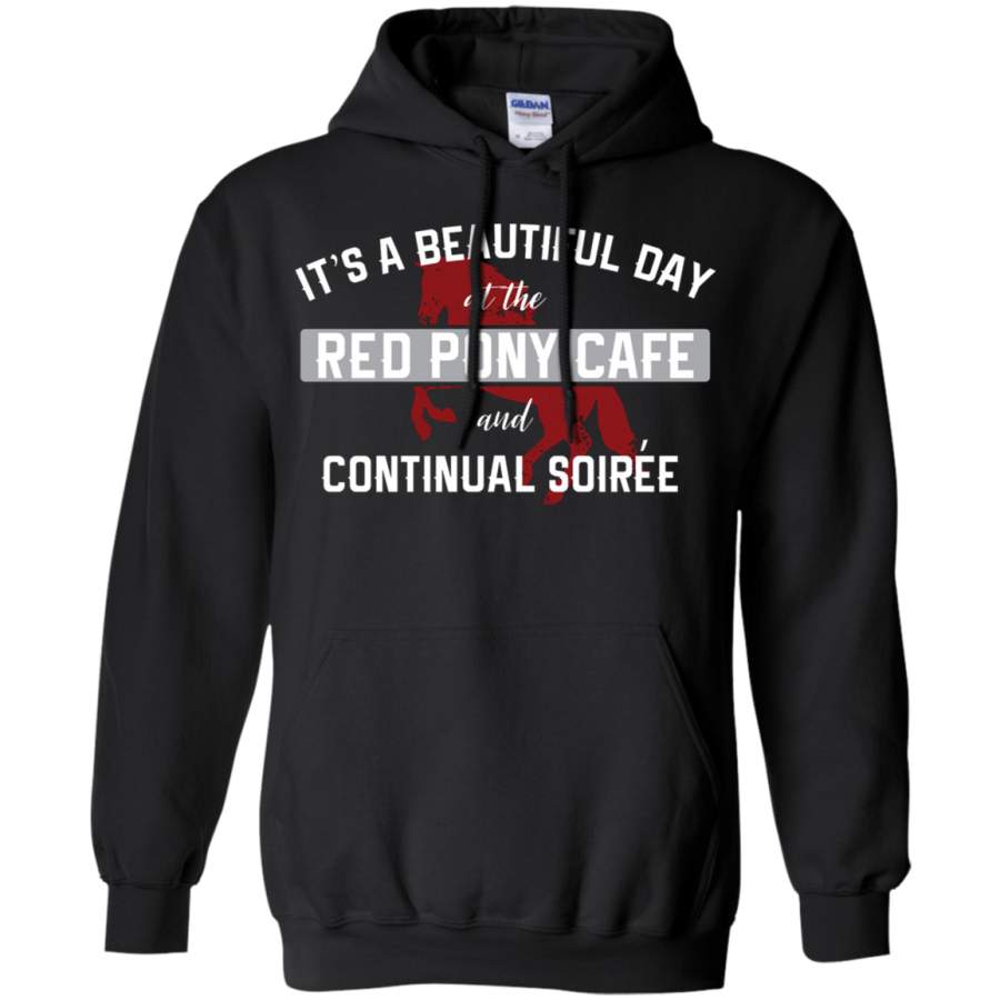 AGR Longmire Red Pony Cafe Gildan Pullover Hoodie