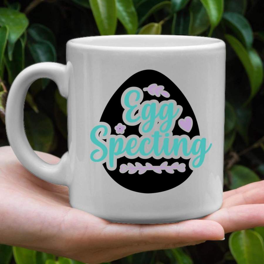 Egg specting coffee mug