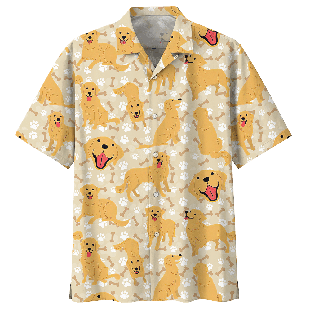 Golden Retriever Hawaii Shirt Ha105785