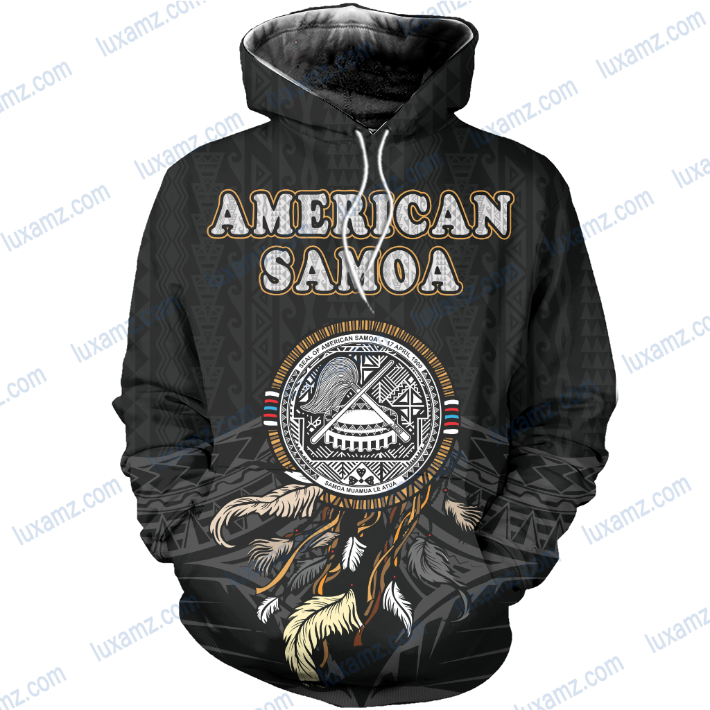 American Samoa Polynesian Eagle And Dream Catcher All Over Print