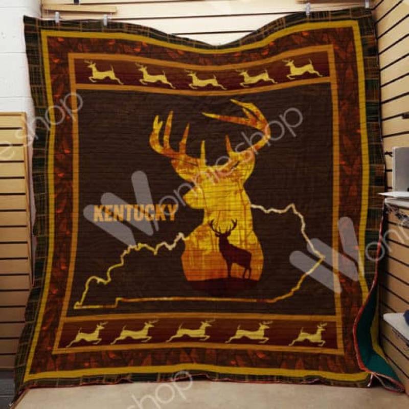 Deer Hunting Kentucky A0803 81O33 Blanket