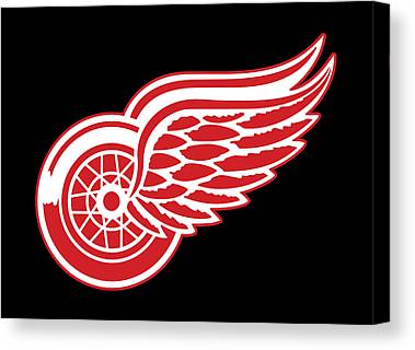 Detroit Red Wings Nur Herlia Canvas Print