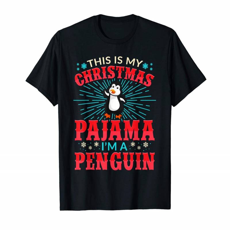 Aneisha Funny Christmas Pajama For Penguin Lovers T-shirt