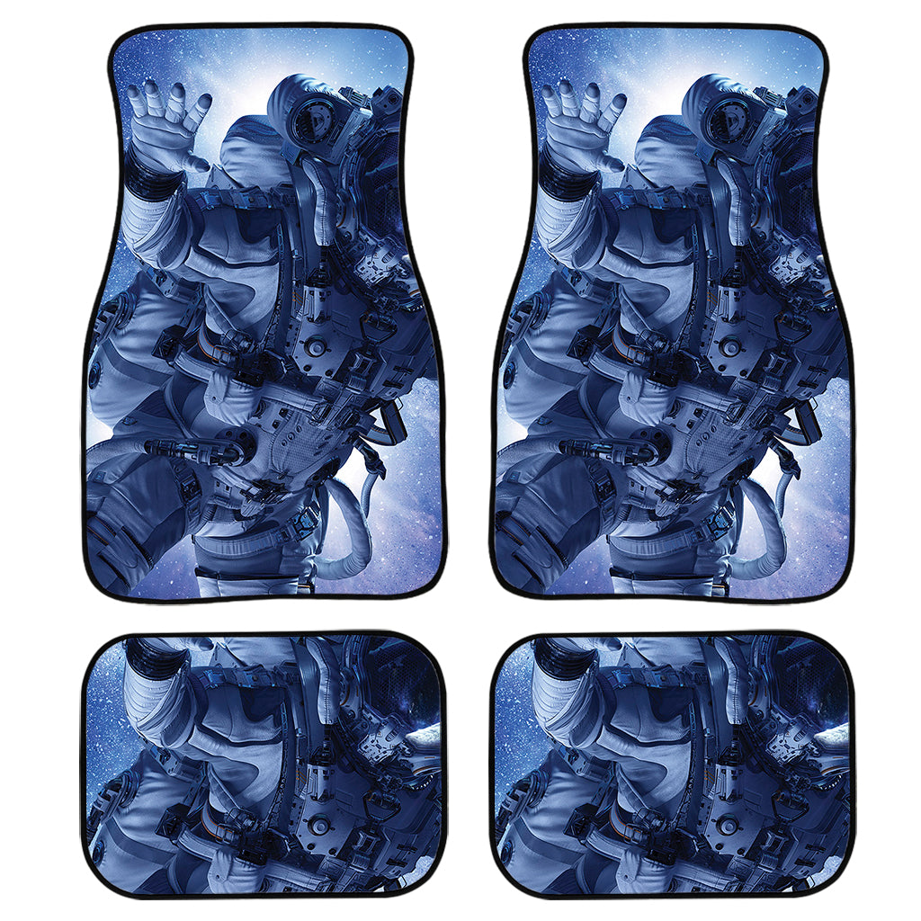 Astronaut On Space Mission Print Front And Back Car Floor Mats, Front Car Mat