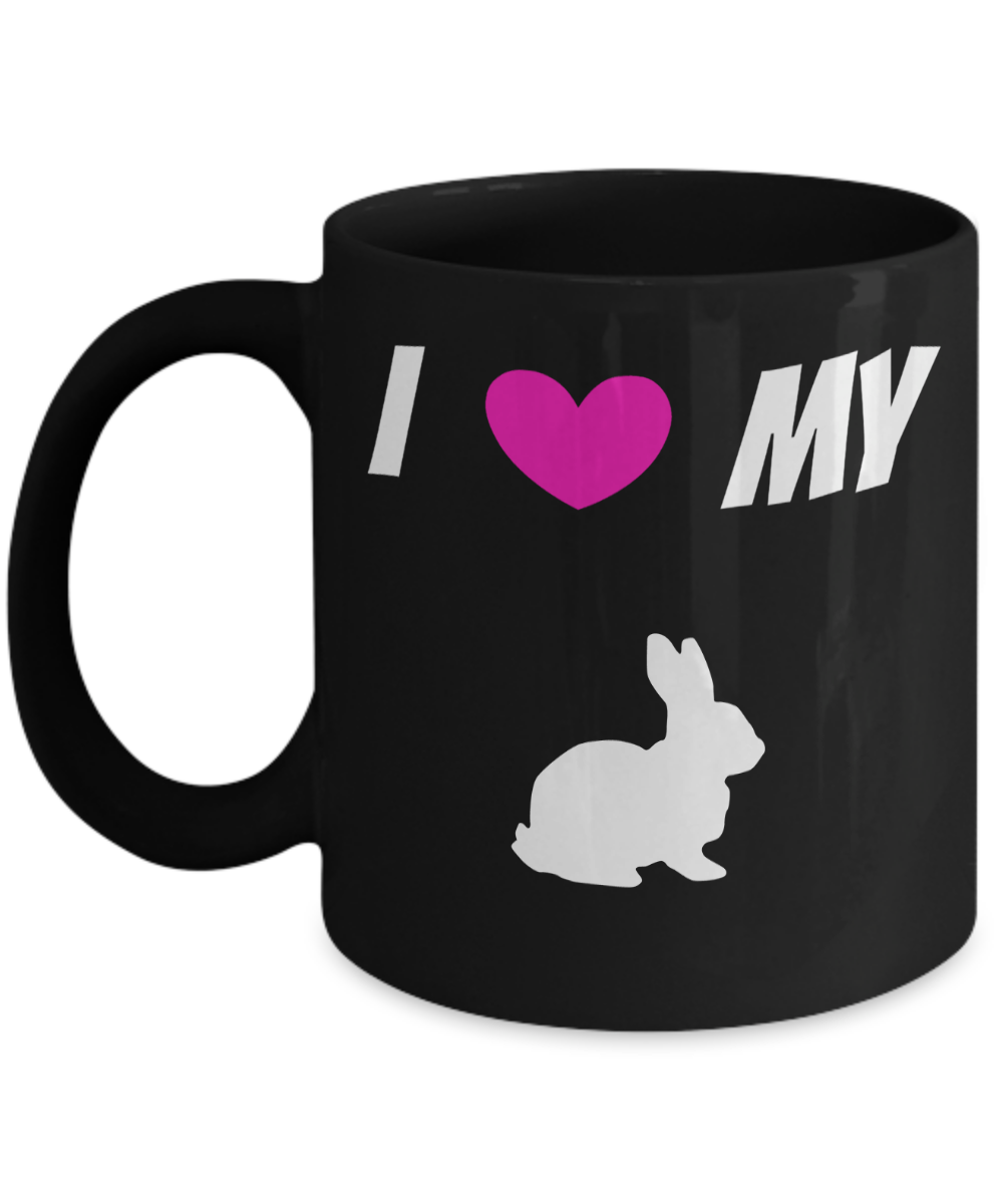 Rabbit Gifts-Bunny Themed Gifts-I Love My Rabbit-Rabbit Mug-Mug Rabbit-Rabbit Mom