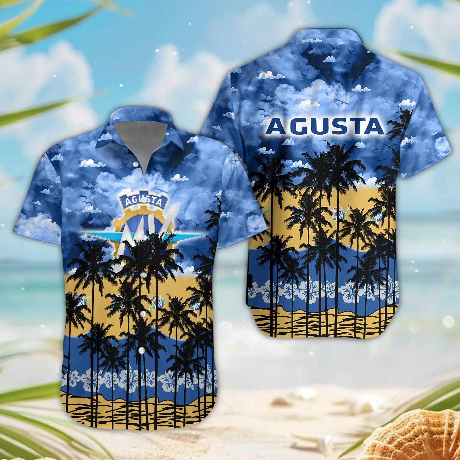 Mv Agusta Hawaii Shirt