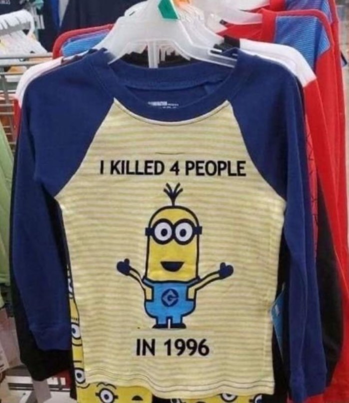 Despicable Me I Killed 4 People In 1996 Sweatshirt Outfit