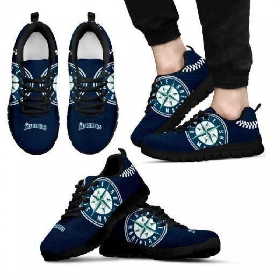 Seattle Mariners Fan Custom Unofficial Running Shoes Sneakers Trainers